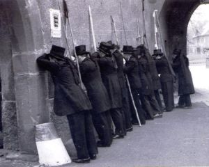 Geldbeutelwäscher Klagemauer 1953